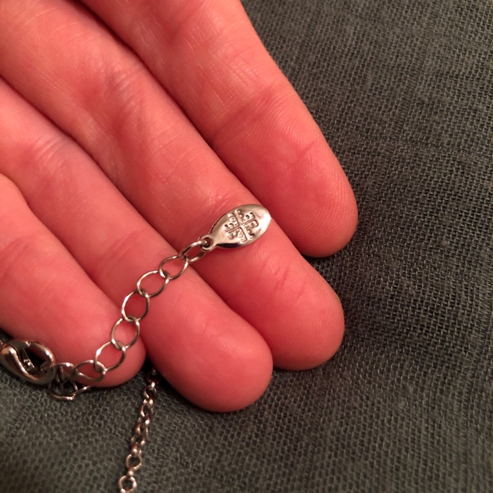 Elegant Turquoise and Silver Long Sweater Necklace - Picture 5 of 12